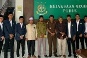 Dokumentasi Penyerahan Peserta Magang di Kabupaten Pidie, Ini Harapan Wakil Ketua I